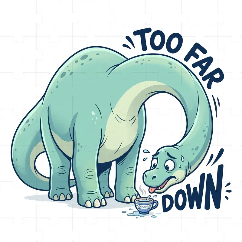 Funny Dino Daily Struggles