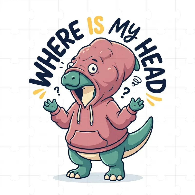 Funny Dino Daily Struggles