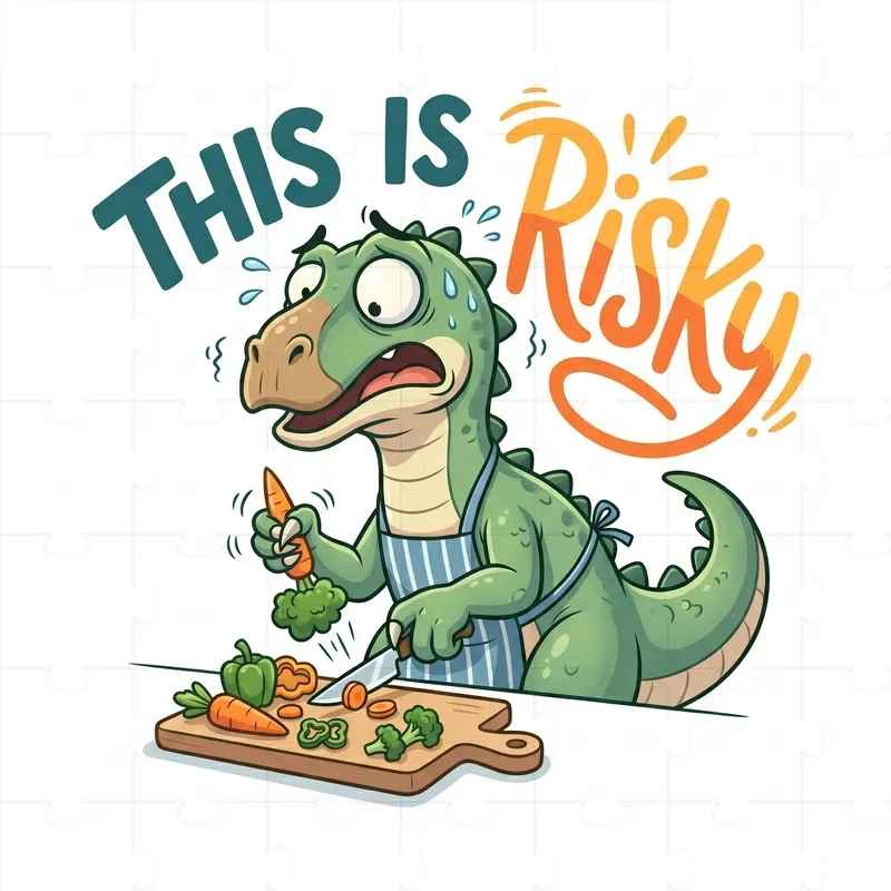 Funny Dino Daily Struggles