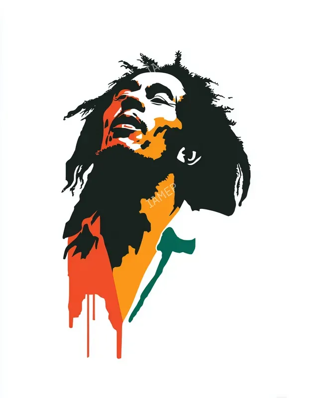 Stencil Colordrip Portraits