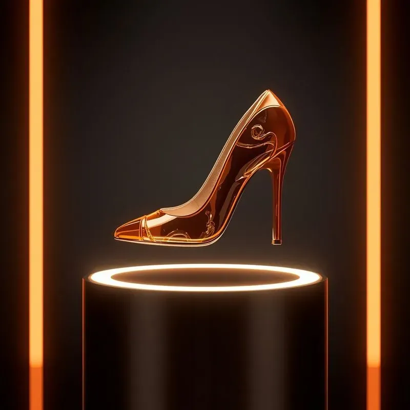 3D Floating Luxury High Heels