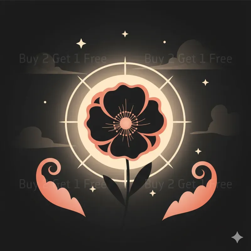 Minimal Glow Silhouette Posters