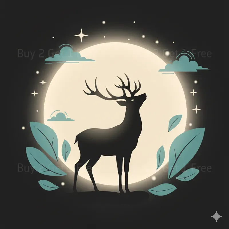 Minimal Glow Silhouette Posters