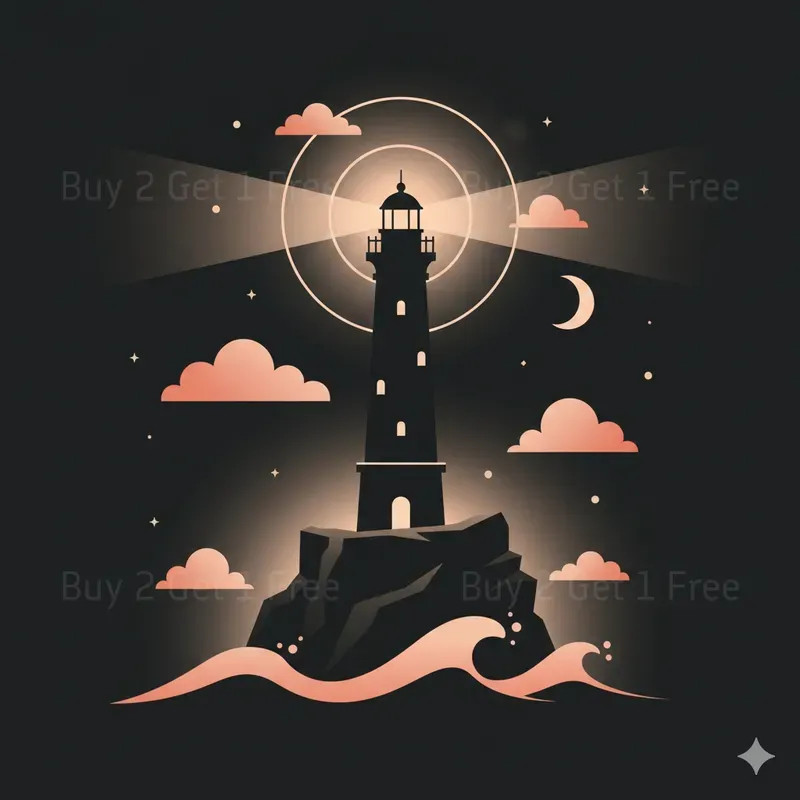 Minimal Glow Silhouette Posters