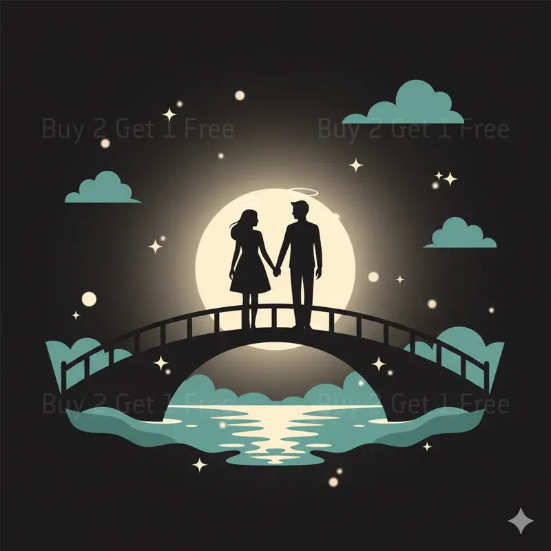 Minimal Glow Silhouette Posters