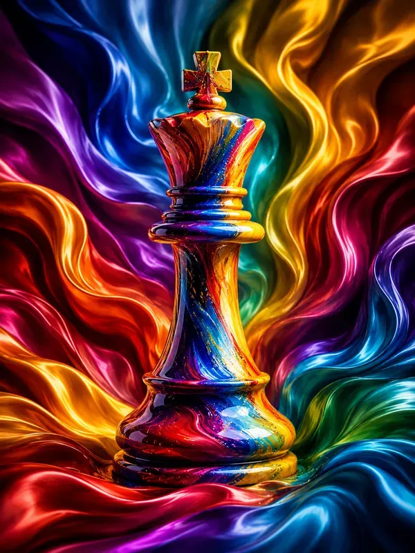 Rainbow Abstract Object Art