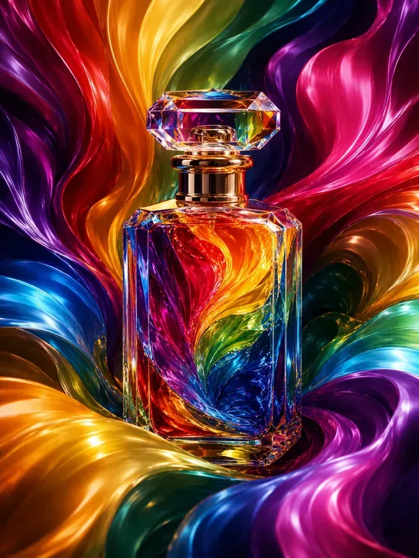 Rainbow Abstract Object Art