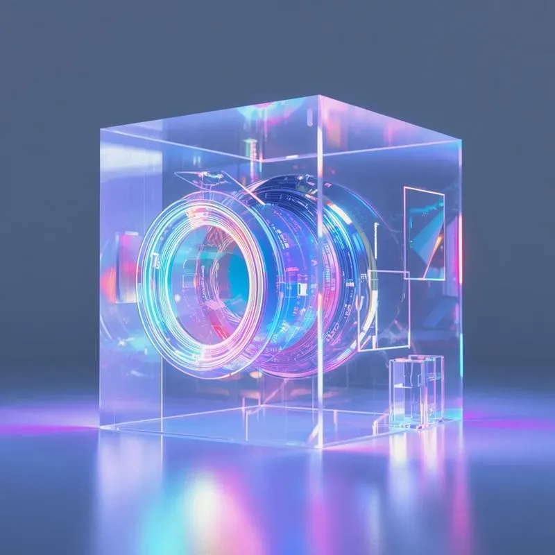 3D Holographic Creative Design Icons