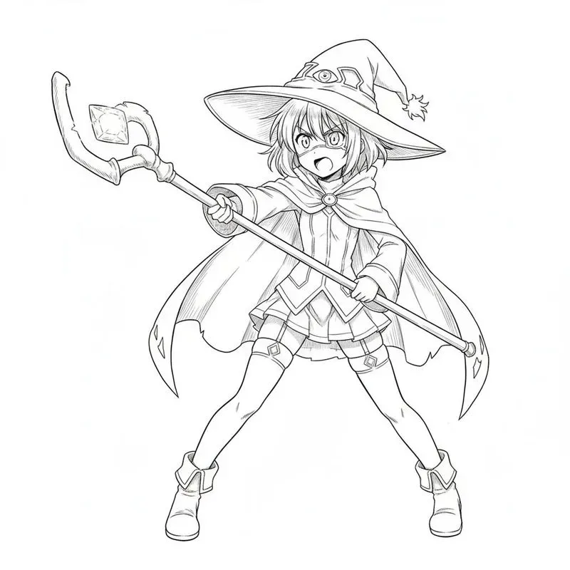 Anime Manga Coloring Book Pages