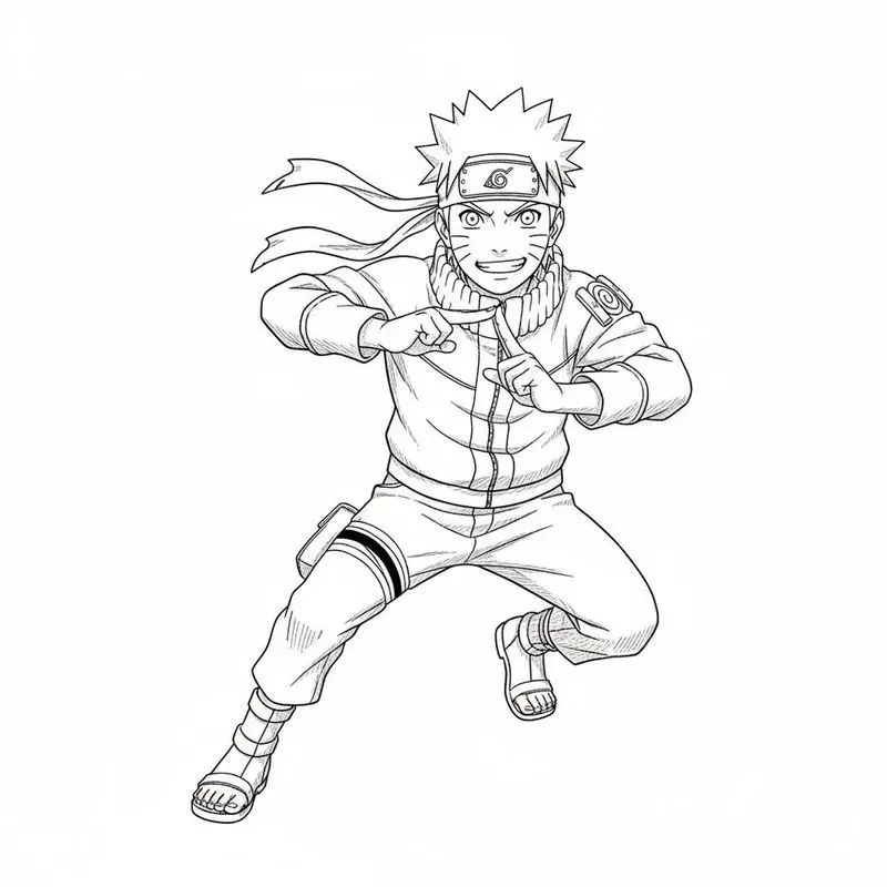 Anime Manga Coloring Book Pages