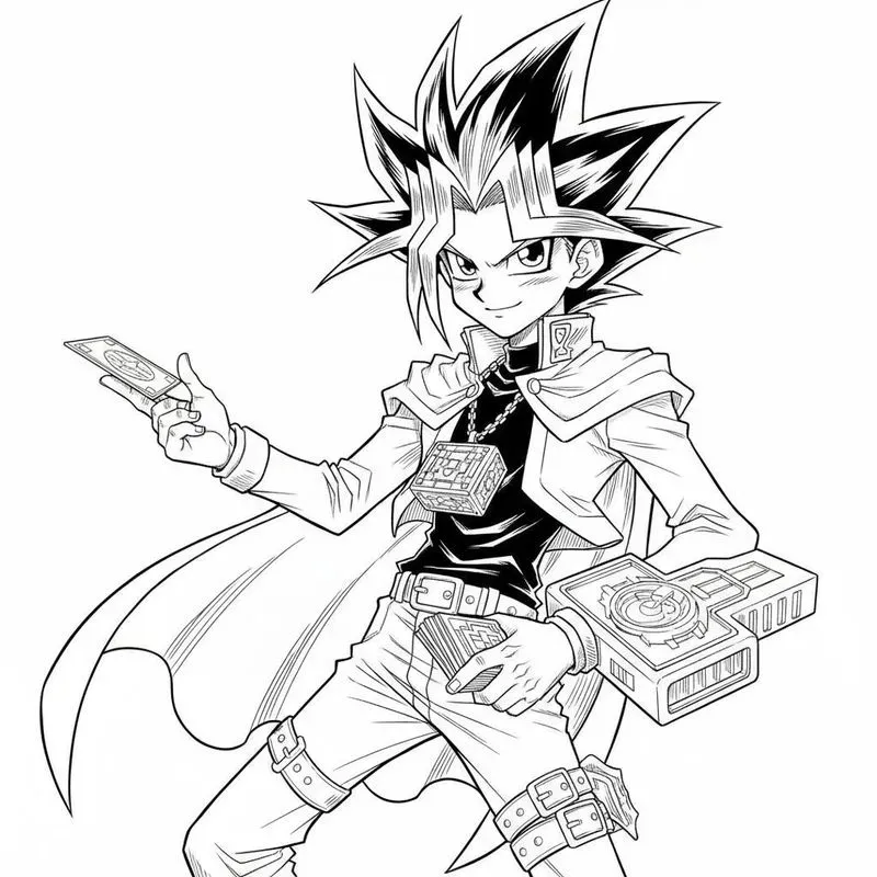 Anime Manga Coloring Book Pages