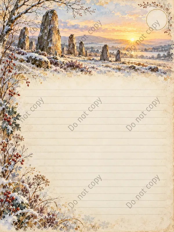 Winter Solstice Journal Pages