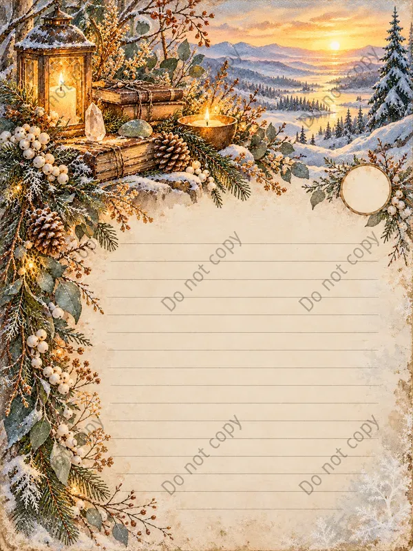 Winter Solstice Journal Pages