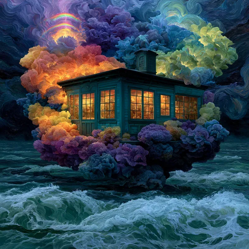Sacred Visionary Surreal Art