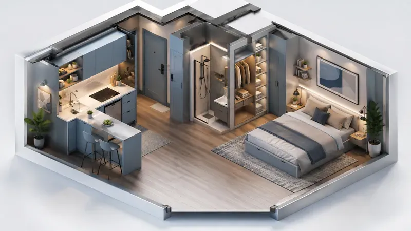 Modern Professional 3D Open Floor Plans