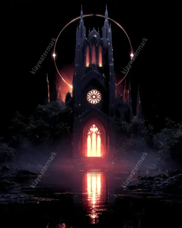 Ethereal Chiaroscuro Dark Fantasies