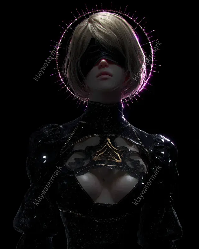 Ethereal Chiaroscuro Dark Fantasies