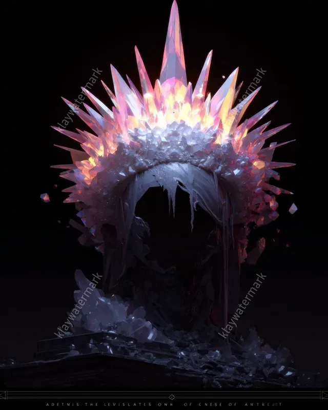 Ethereal Chiaroscuro Dark Fantasies