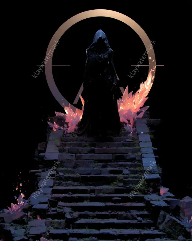 Ethereal Chiaroscuro Dark Fantasies