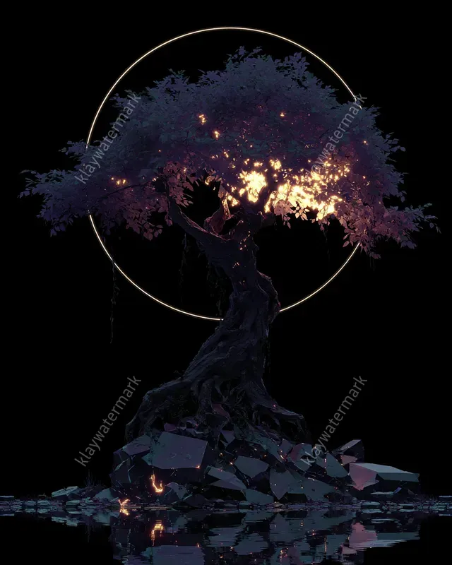 Ethereal Chiaroscuro Dark Fantasies