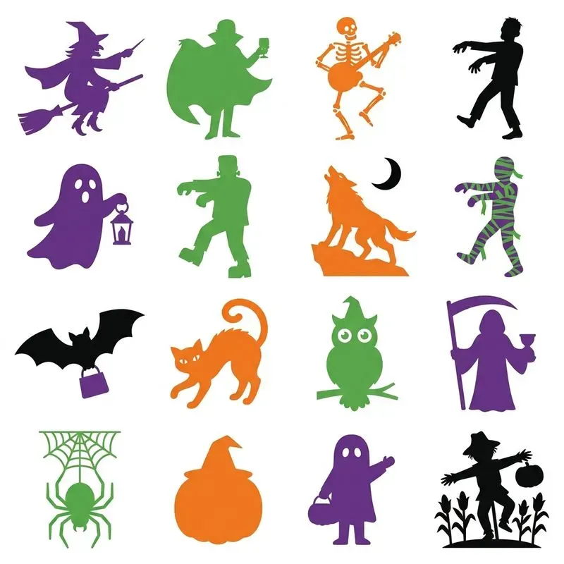 Festival Clipart Silhouette Set Generator