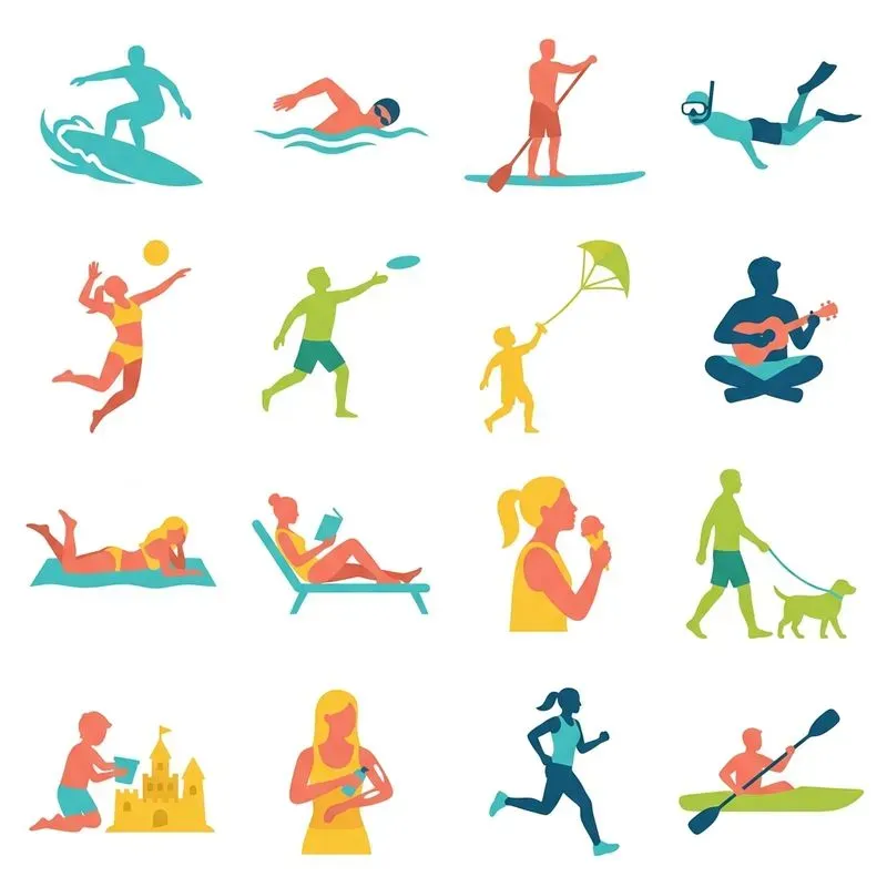 Festival Clipart Silhouette Set Generator