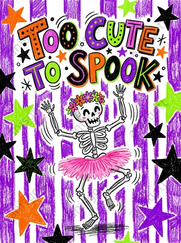 Etsy Spooky Cute Quote Halloween Posters
