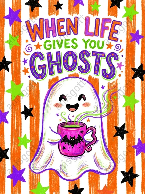 Etsy Spooky Cute Quote Halloween Posters