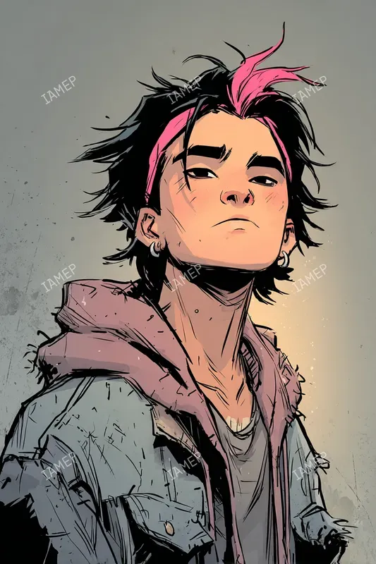 Stylized Comic Fashion Portraits