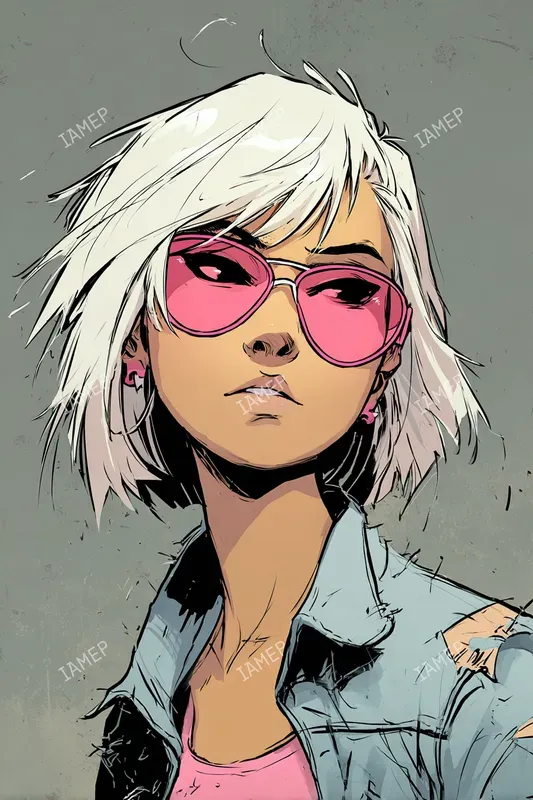 Stylized Comic Fashion Portraits