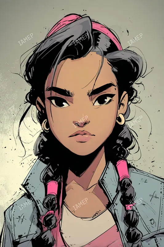 Stylized Comic Fashion Portraits