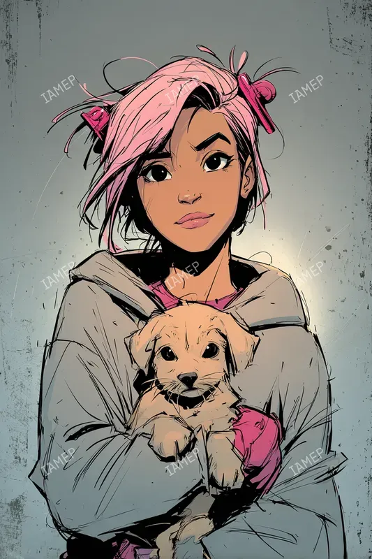 Stylized Comic Fashion Portraits