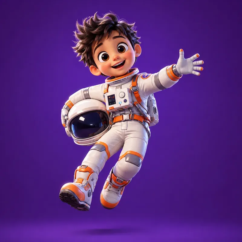 Vibrant 3D Cartoon Character Portraits