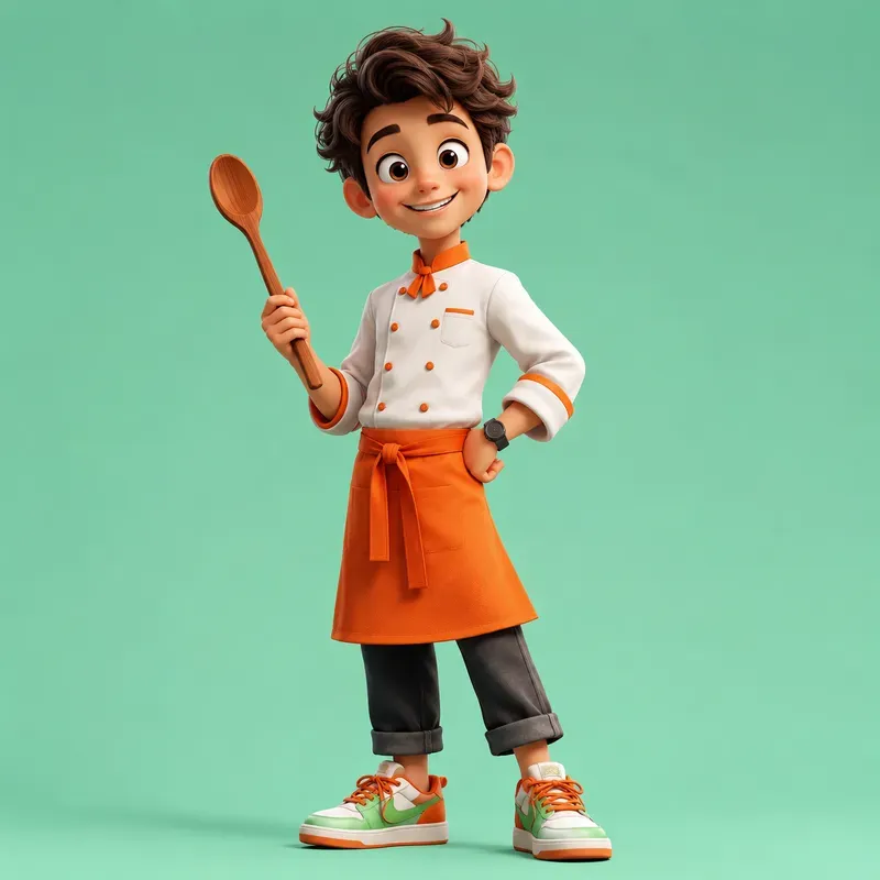 Vibrant 3D Cartoon Character Portraits