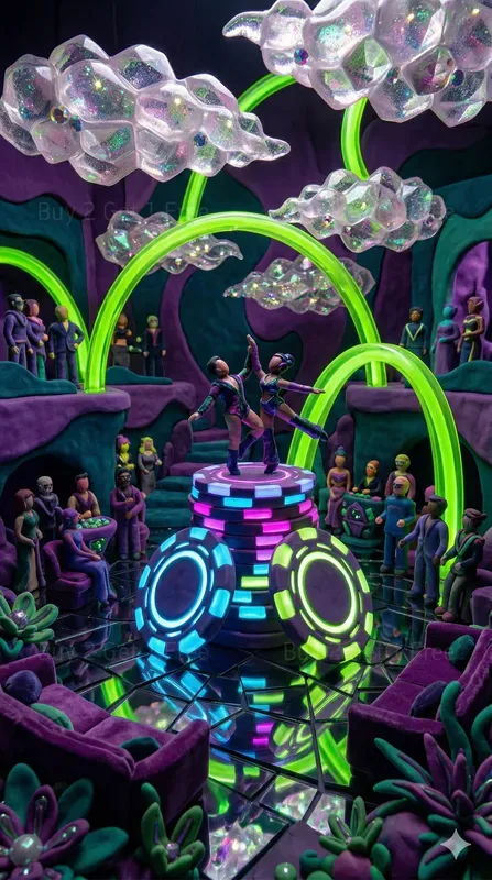 Neon Forbidden Dreamscapes Art Photos