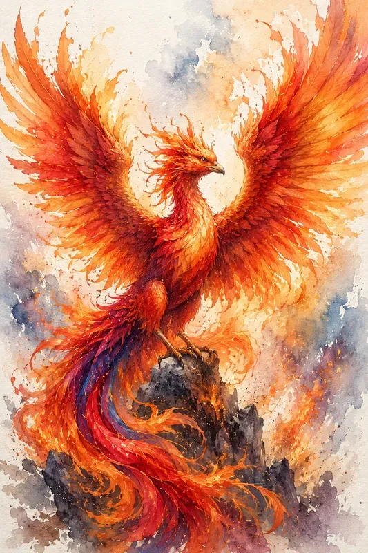 Mythical Watercolor Creatures