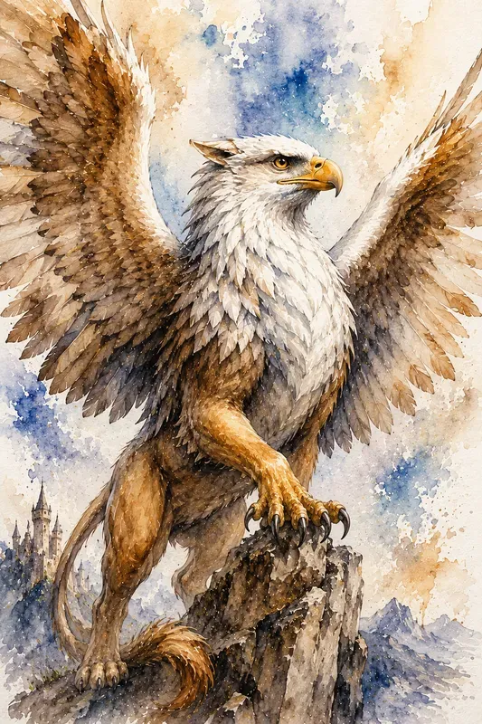 Mythical Watercolor Creatures
