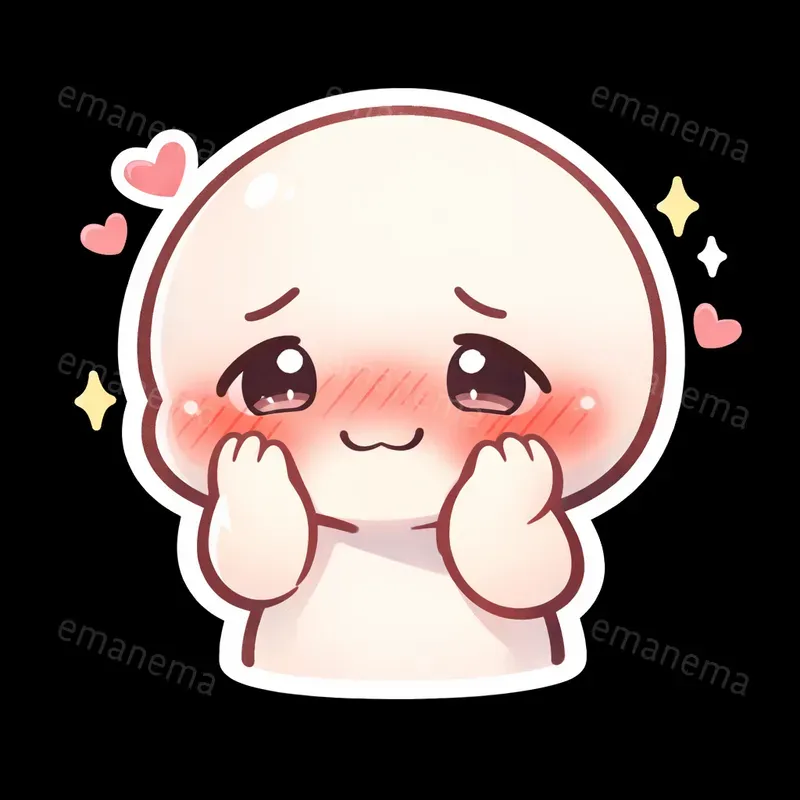 Emotional Sticker Style Illustrations