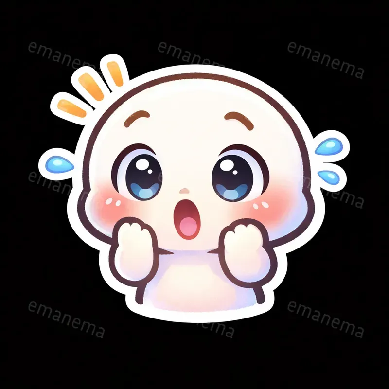 Emotional Sticker Style Illustrations