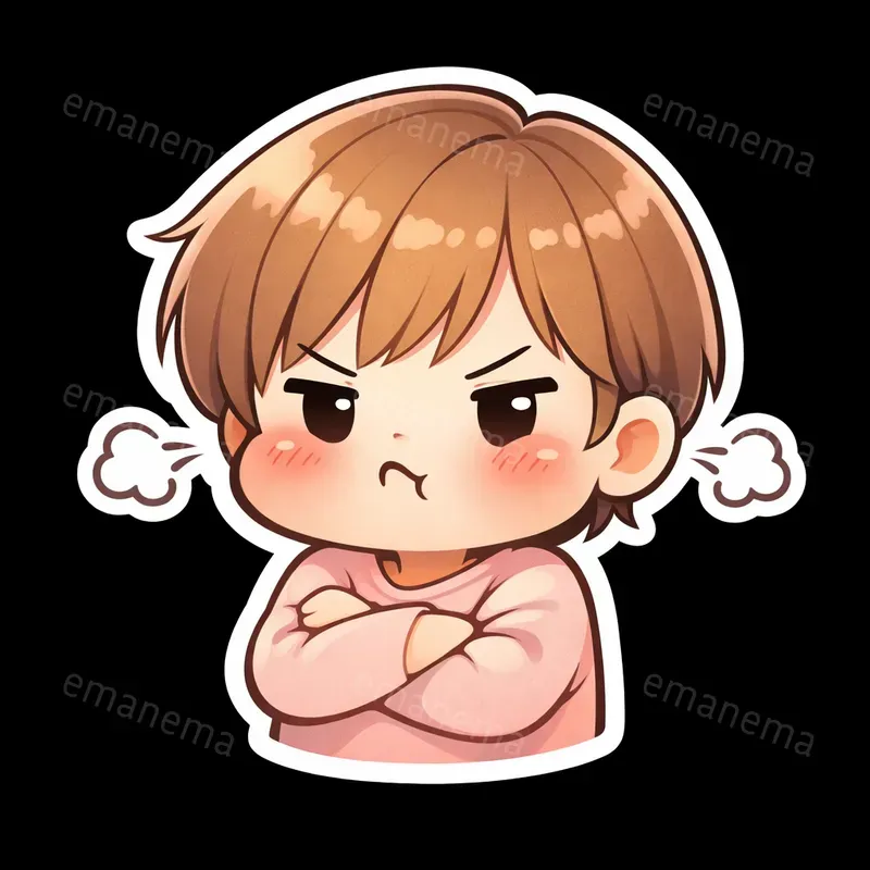 Emotional Sticker Style Illustrations