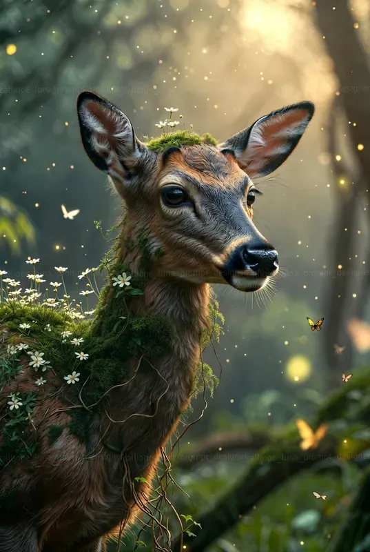 Verdant Animal Spirit Portraits