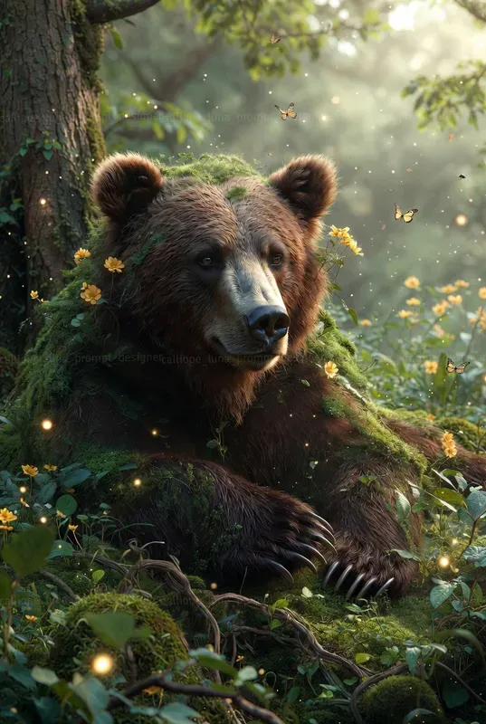 Verdant Animal Spirit Portraits