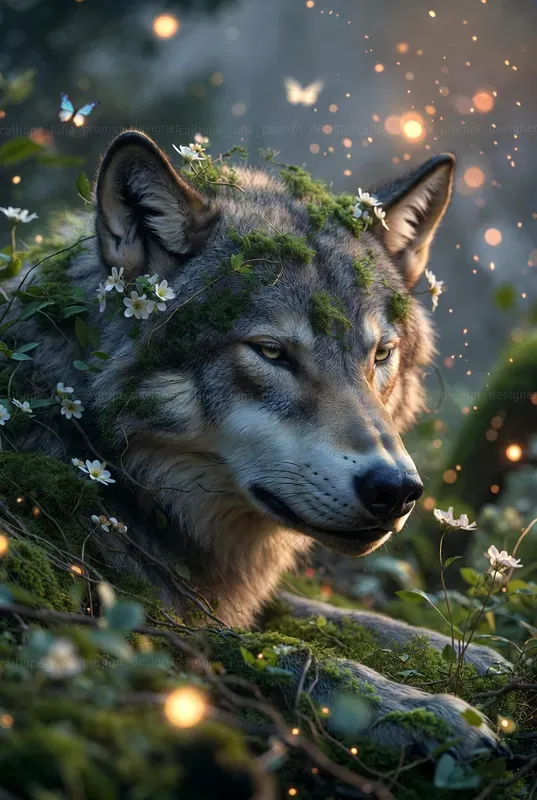 Verdant Animal Spirit Portraits