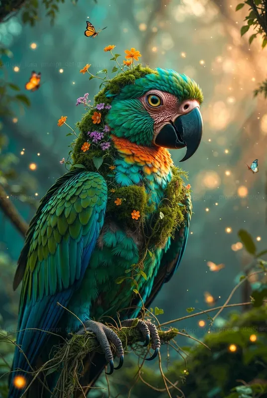 Verdant Animal Spirit Portraits