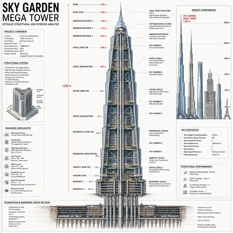 Tower Engineering Infographics