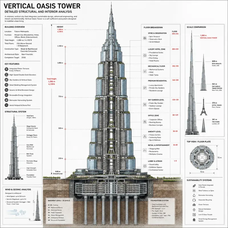 Tower Engineering Infographics