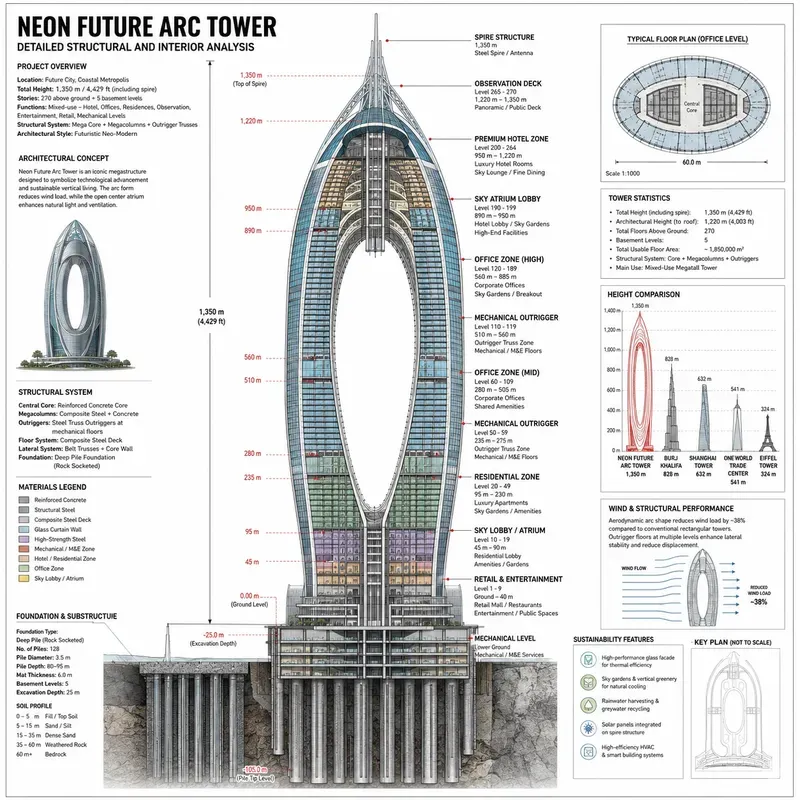 Tower Engineering Infographics