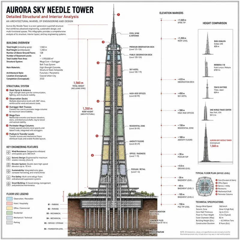 Tower Engineering Infographics