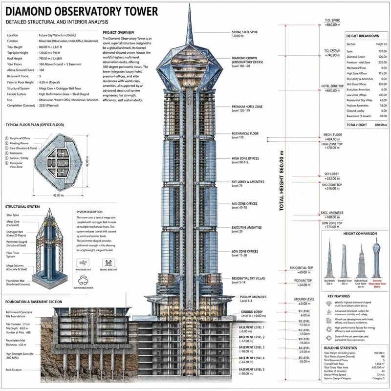 Tower Engineering Infographics