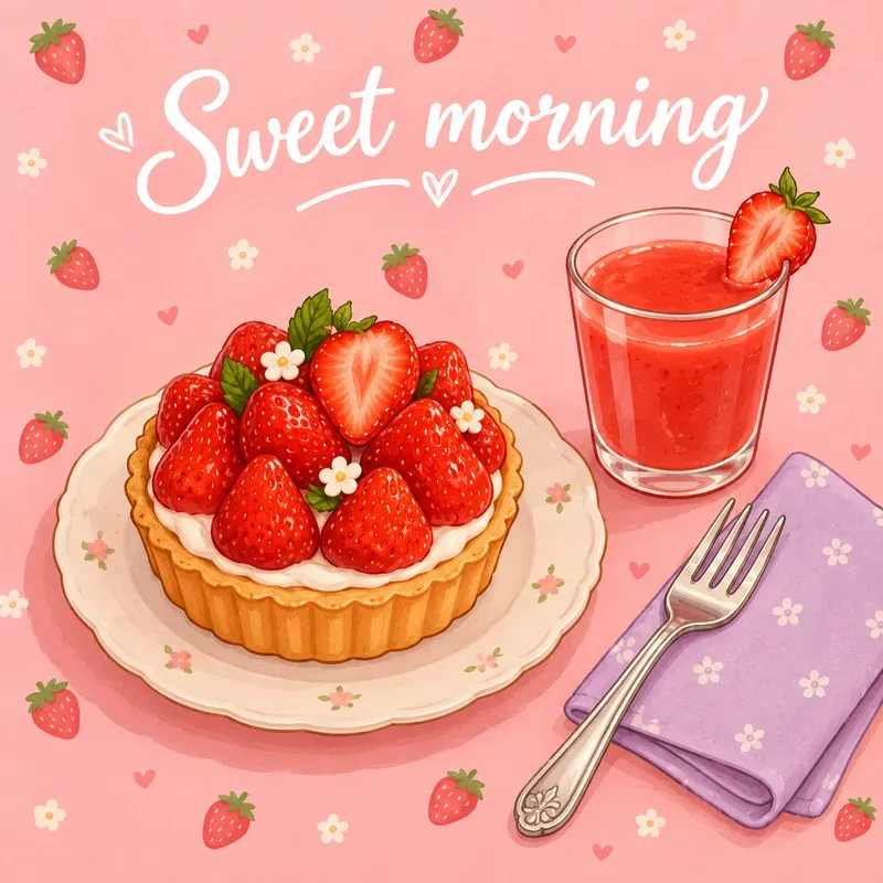 Cute Cozy Good Morning Illustrations